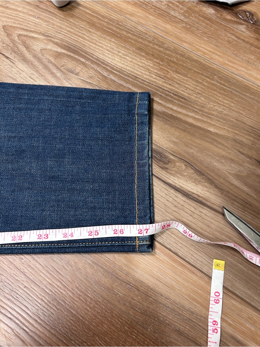 Plac men’s straight crop regular rise d 10 dark wash jeans size 31x28 - Picture 10 of 10